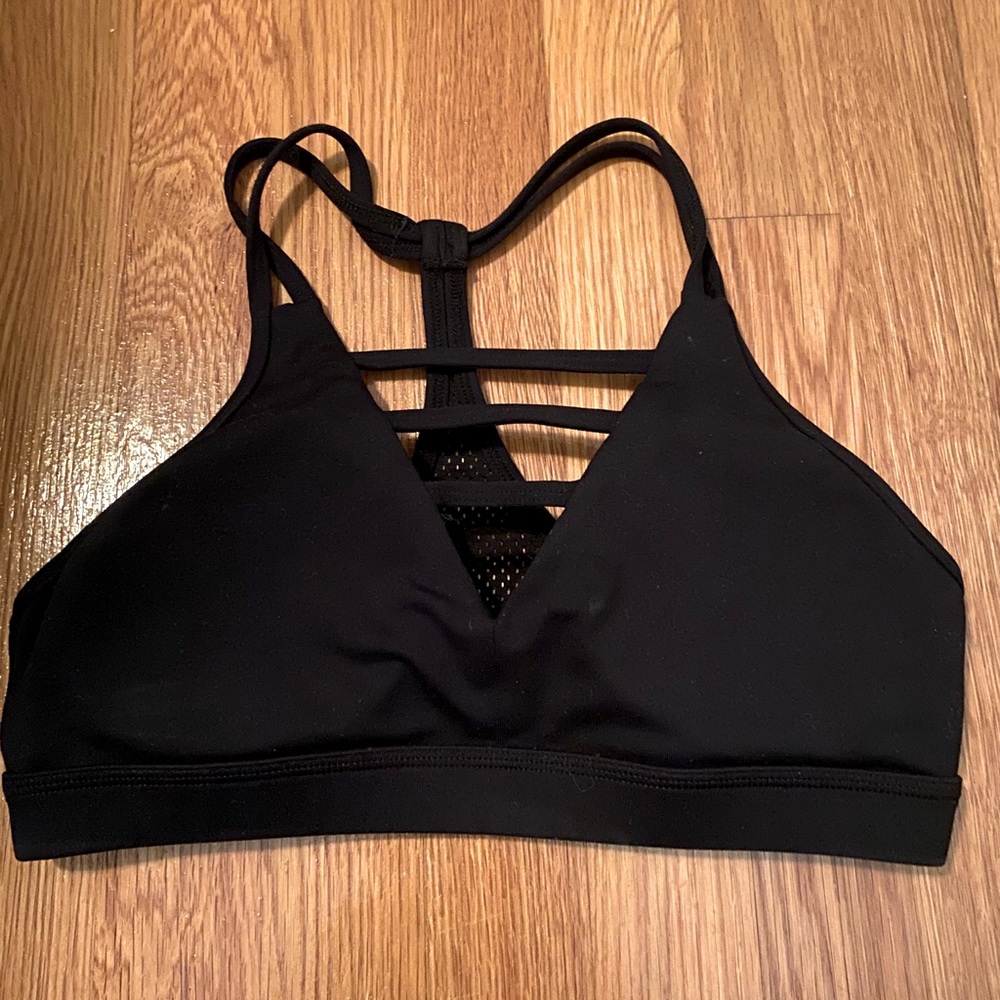 ZYIA Black Strappy Sports Bra